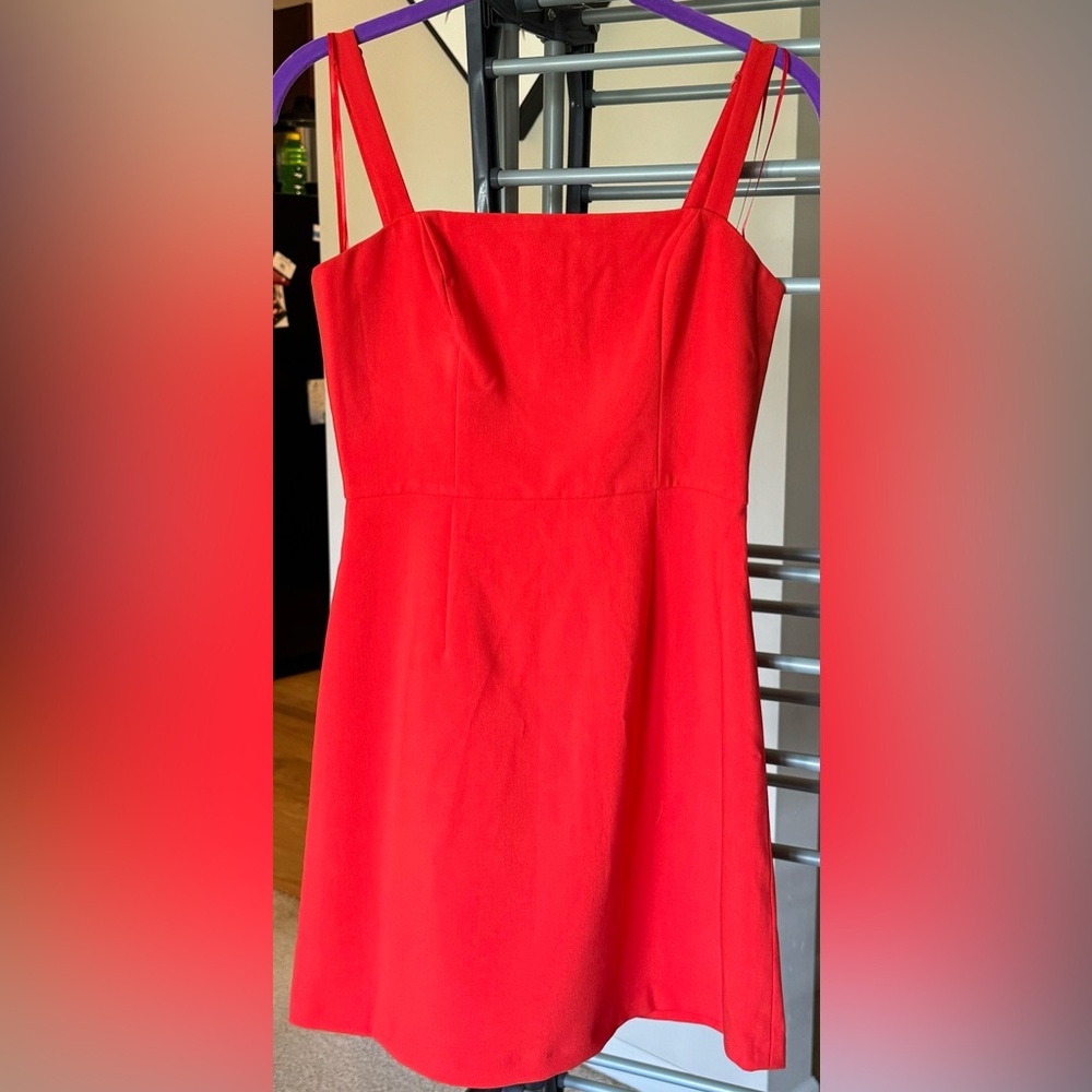 French Connection Whisper Straight Neck Dress, size 4